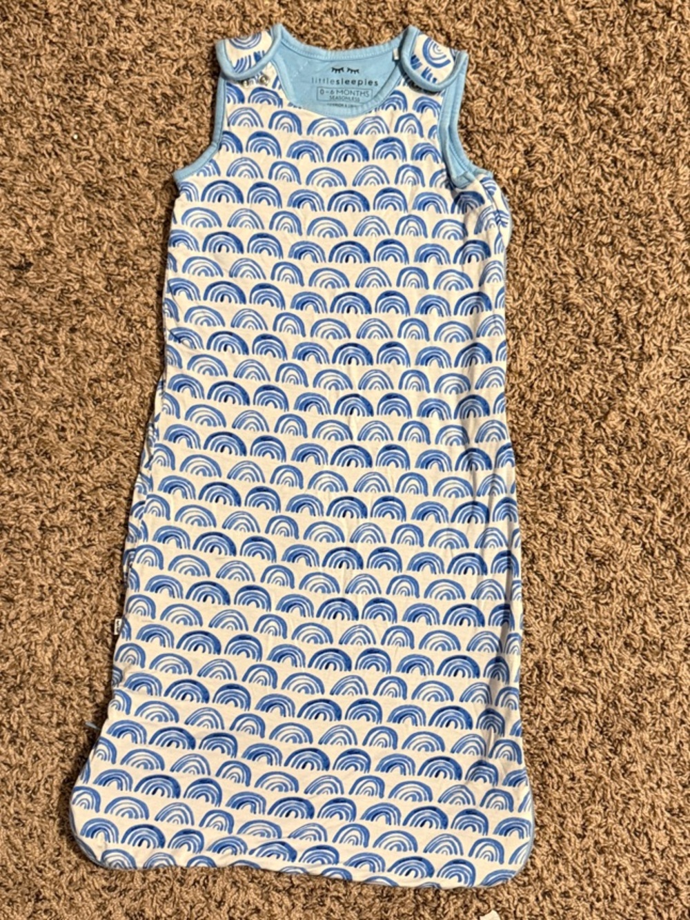 Blue Rainbows Sleepy Bag Baby Sleep Sack